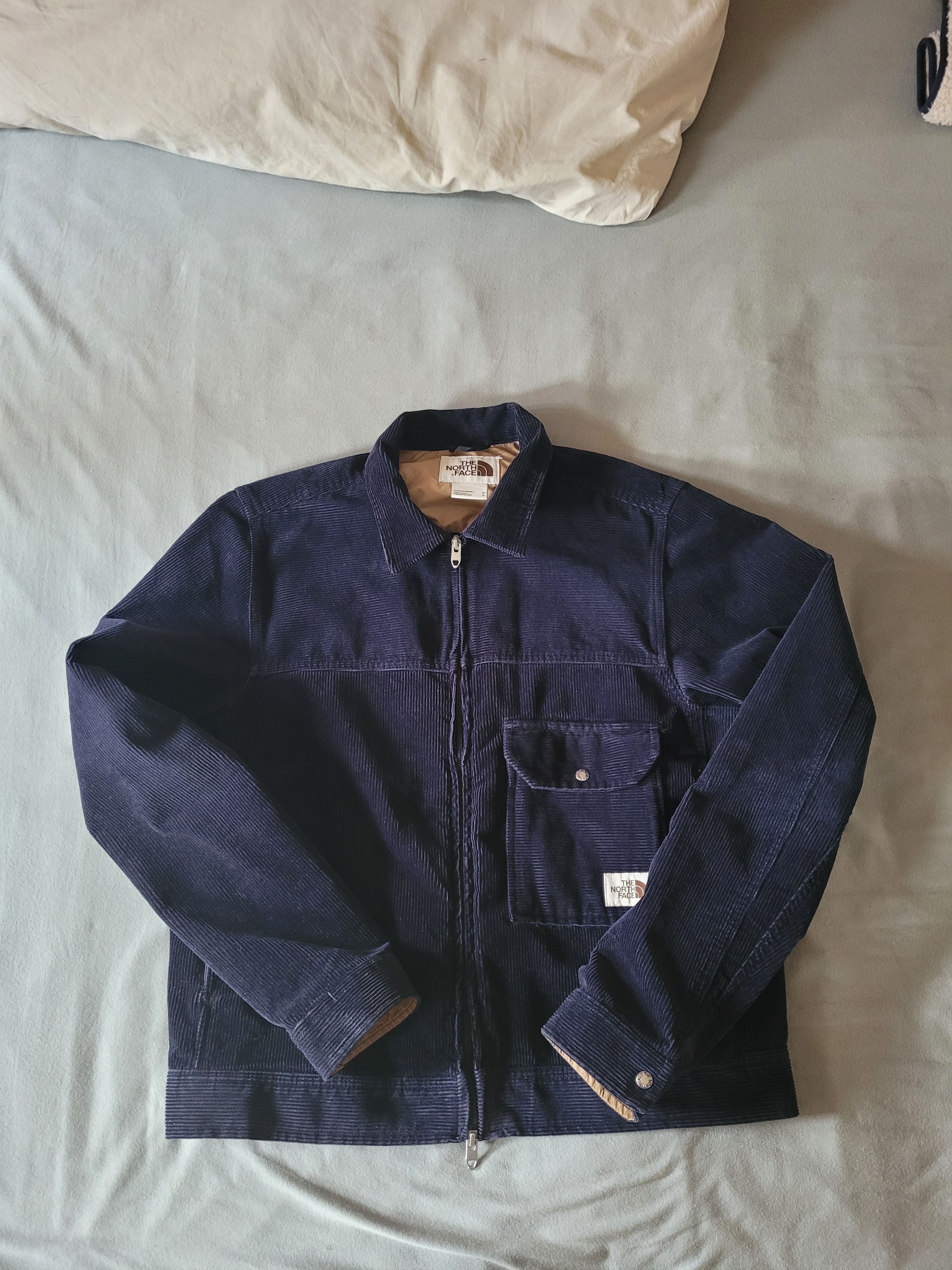 image of The North Face Aviator Work Jacket in Blue/Navy, Men's (Size Medium)