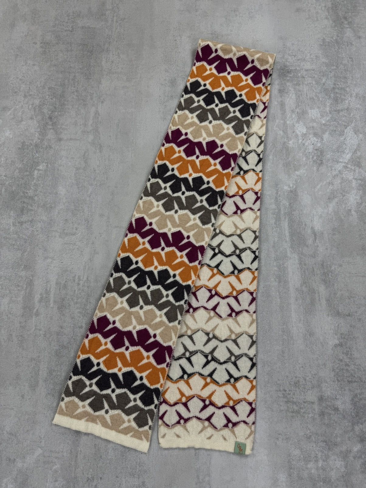 Other 100% Wool Otto Spike Teal Scarf Knitted Australian Handmade Size ONE SIZE - 7 Thumbnail