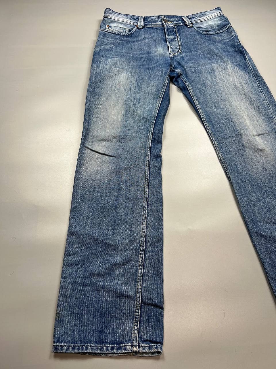 Diesel Vintage Diesel Jeans Distressed Faded Flared Wide Baggy Y2K Size US 34 / EU 50 - 2 Thumbnail