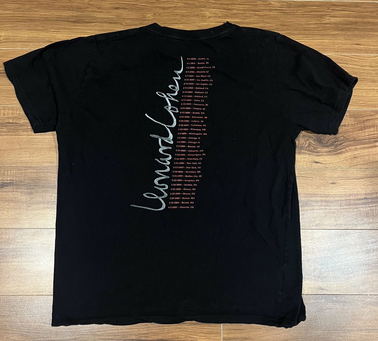 Other Vintage Leonard Cohen Tour T-Shirt - Medium Size US M / EU 48-50 / 2 - 3 Thumbnail