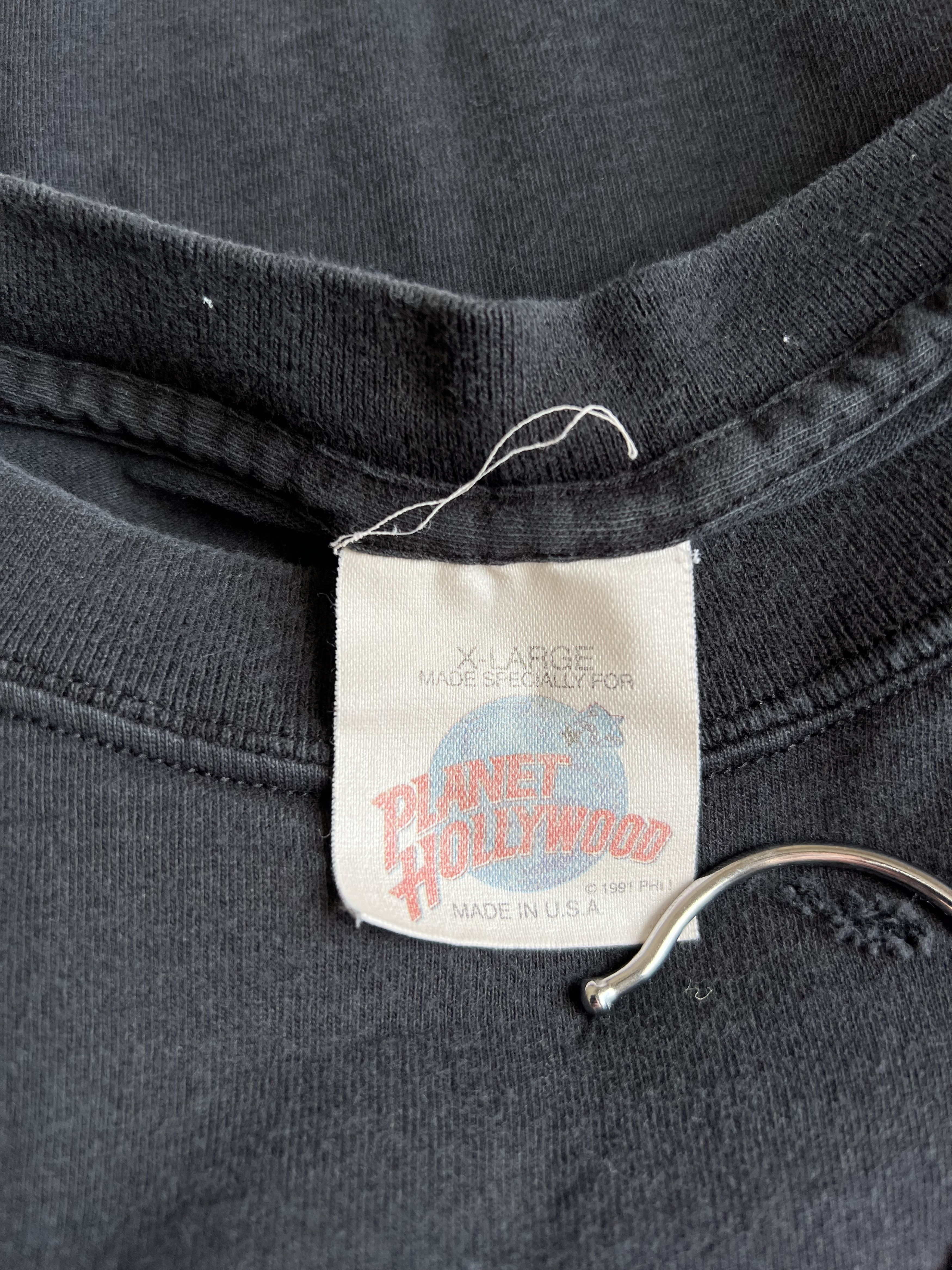 Vintage Vintage 90s Planet Hollywood San Antonio Tee in Black Size US XL / EU 56 / 4 - 5 Thumbnail