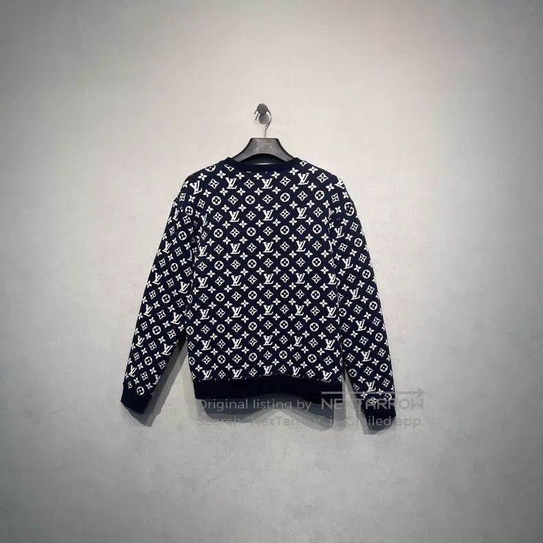 Louis Vuitton Louis Vuitton Three-flower full-print pullover sweatshirt Size US L / EU 52-54 / 3 - 2 Thumbnail