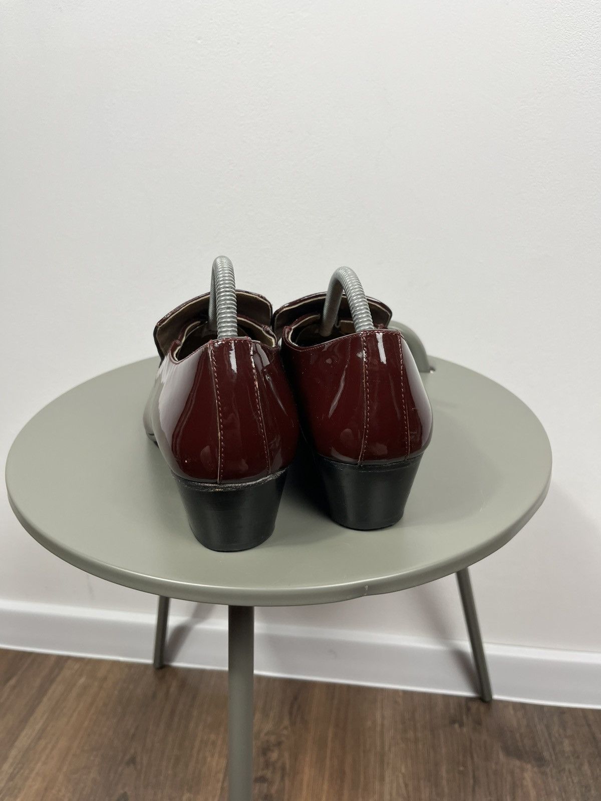 Other Lucini Burgundy Patent Leather Loafers UK 8 Size US 10 / IT 40 - 7 Thumbnail
