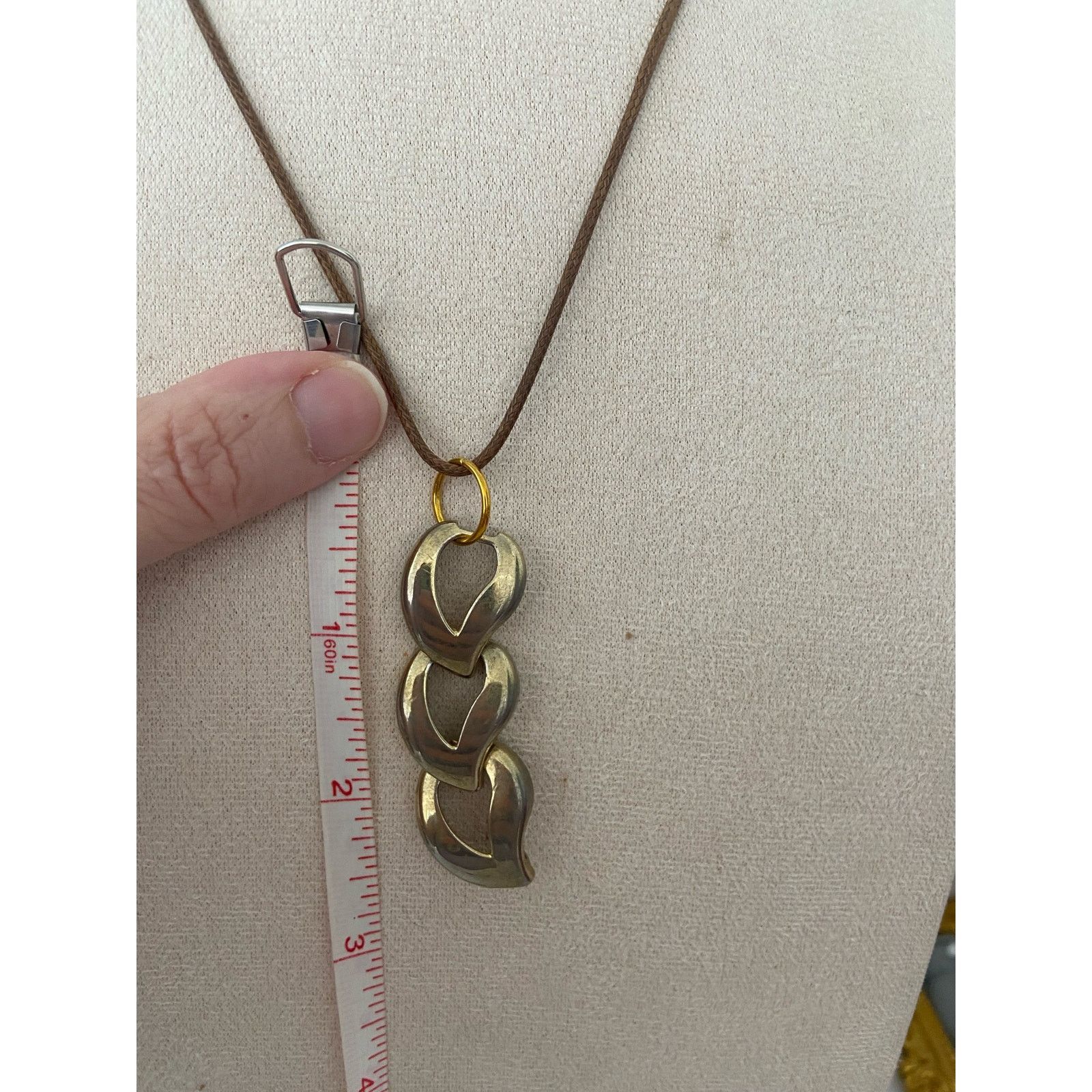 Handmade link pendant necklace Size ONE SIZE - 2 Thumbnail