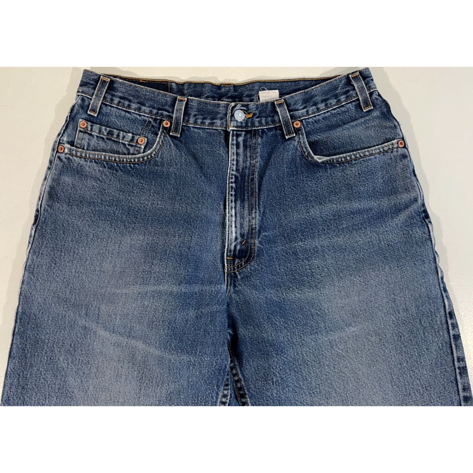 Levi's Levi's 550 Jeans Men Vintage 90s Distressed Relaxed Fit Made in USA 36x32 Blue Denim Size US 36 / EU 52 - 6 Thumbnail