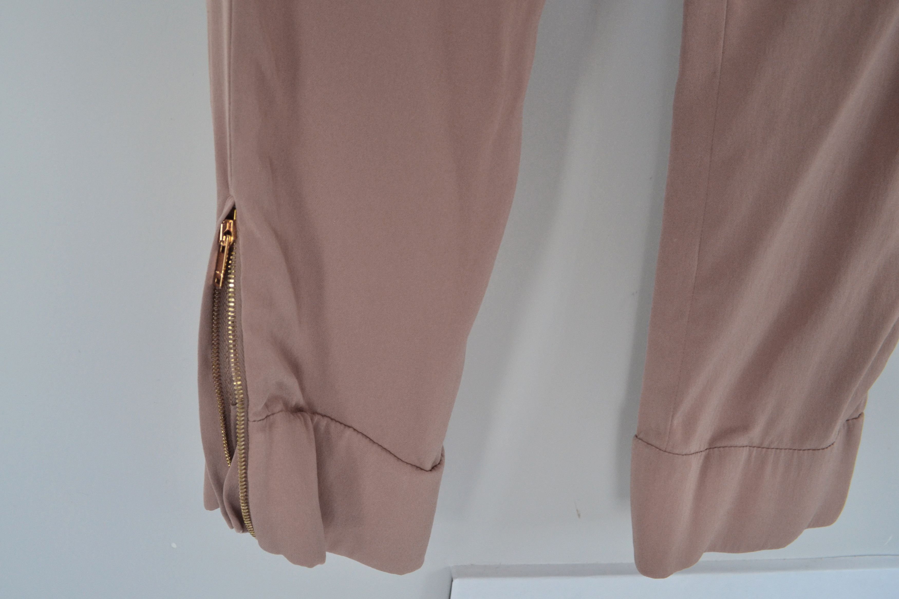 Gucci GUCCI Pants Silk Trousers Black Belt Zip Size 27" / US 4 / IT 40 - 11 Thumbnail