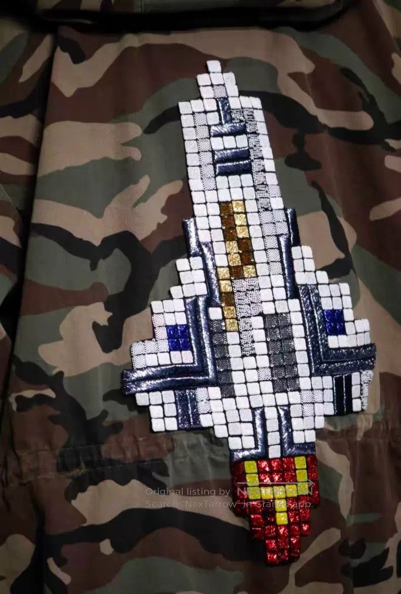 Saint Laurent Paris Saint Laurent Paris Camouflage four-pocket rocket coat Size US M / EU 48-50 / 2 - 9 Thumbnail