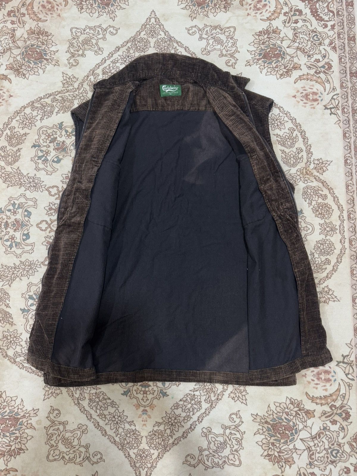 Vintage Vintage Carlsberg Copenhagen Corduroy Sleeveless Size US M / EU 48-50 / 2 - 5 Thumbnail