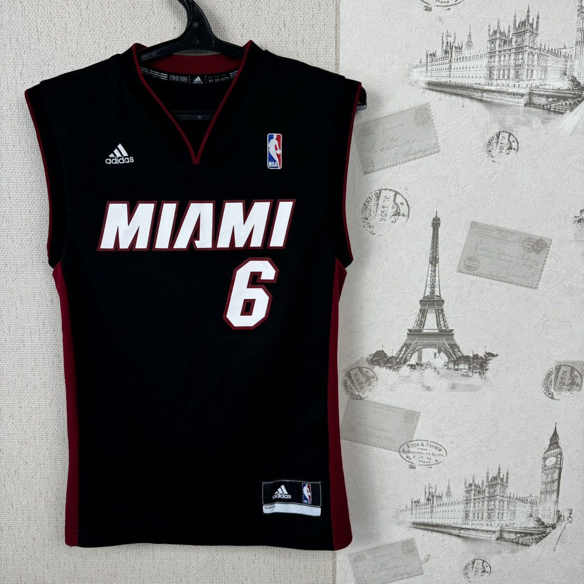 Adidas × NBA LEBRON JAMES #6 MIAMI HEAT ADIDAS SWINGMAN JERSEY NBA XS Size US XS / EU 42 / 0 - 5 Thumbnail