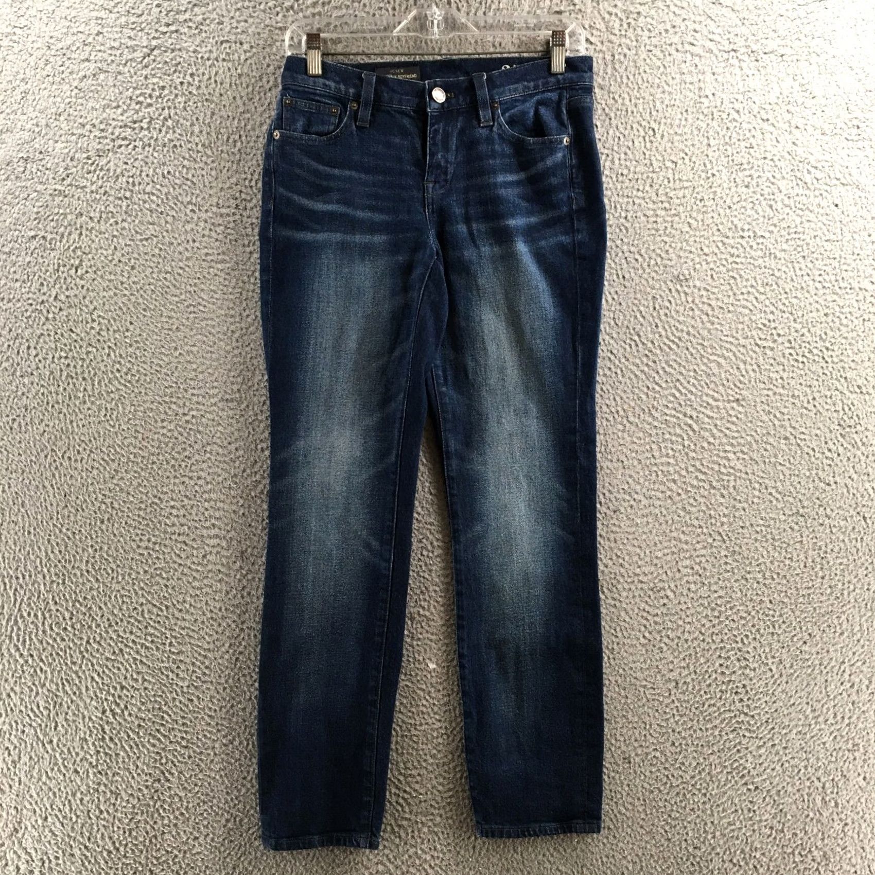 J.Crew J.CREW Jeans Womens 25 Blue Zip Fly Stretch Regular Fit Boyfriend Style Casual Denim Shirt? Size 42" / US 20 - 2 Thumbnail