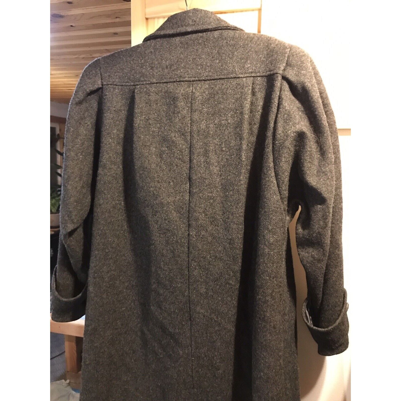 Other Jofeld Vintage Women’s Gray Wool Nylon Button Coat Sz 22x45 Size L / US 10 / IT 46 - 10 Thumbnail