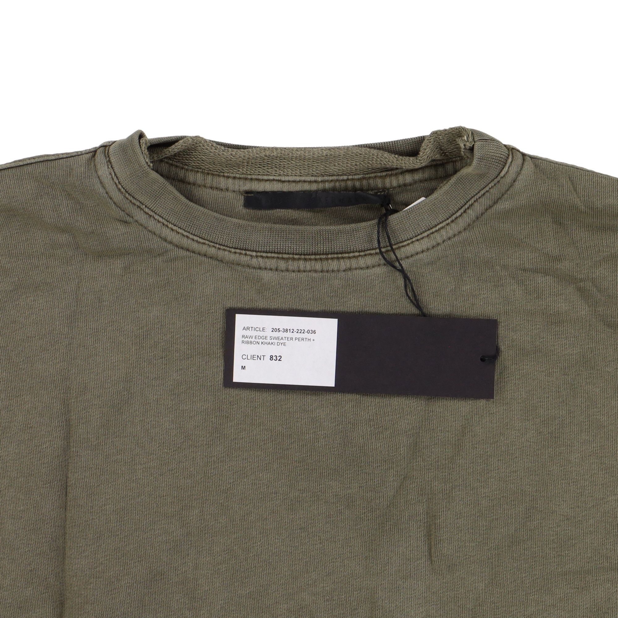 Haider Ackermann Khaki Double Layer Perth Sweatshirt Size US M / EU 48-50 / 2 - 7 Thumbnail
