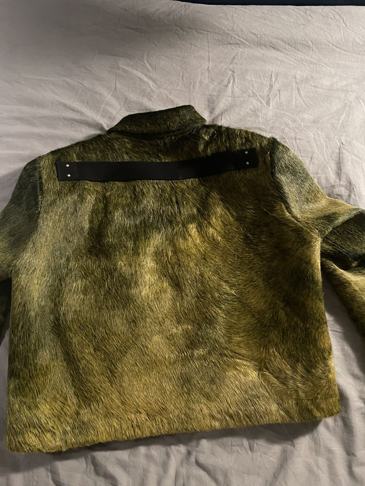 Rick Owens Ponyhair Green Rick Owens Jacket 52 Size US L / EU 52-54 / 3 - 16 Thumbnail