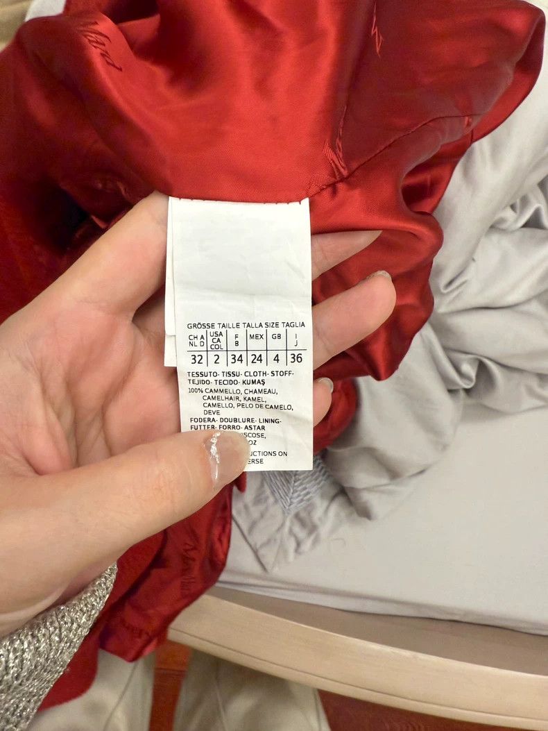 Other Max Mara Classic Rialto Alpaca Coat White Label Main Line Size S / US 4 / IT 40 - 3 Thumbnail