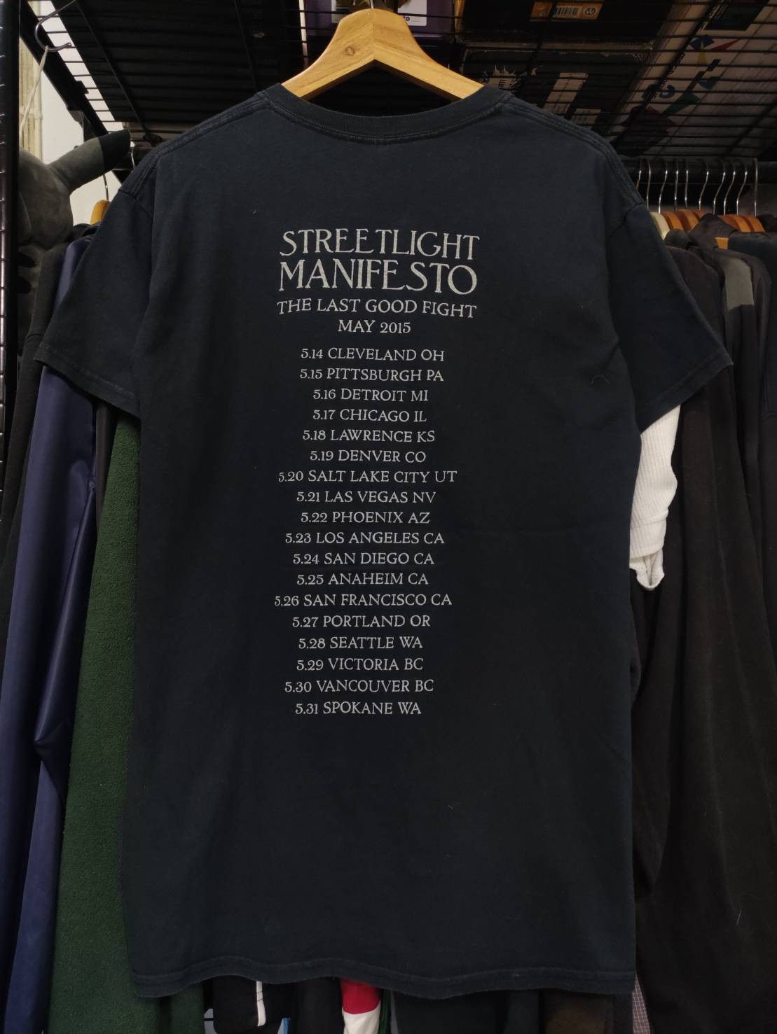 Band Tees Streetlight Manifesto Band " The Last Good Fight " Tour Size US M / EU 48-50 / 2 - 2 Thumbnail