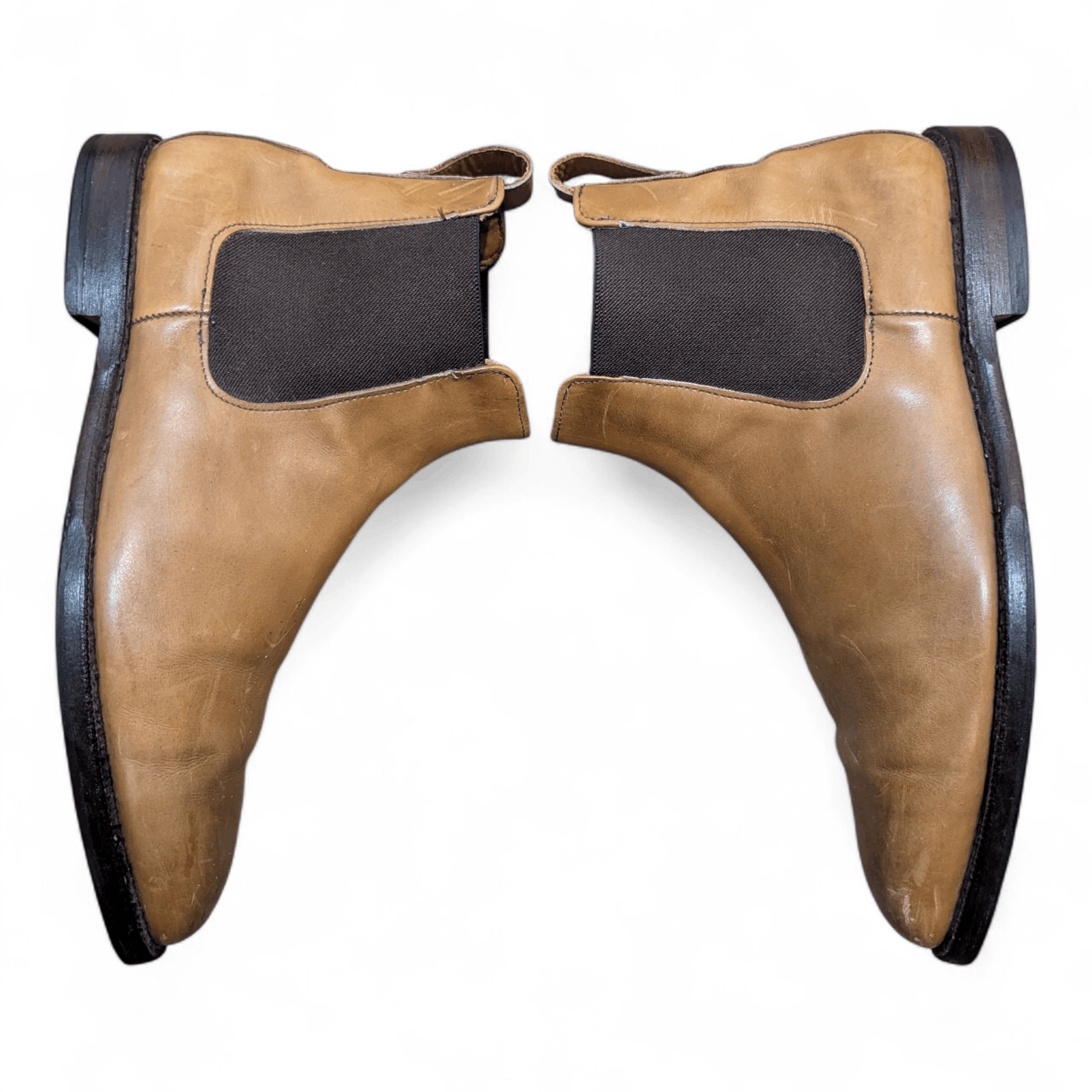 Allen Edmonds Allen Edmonds Liverpool Chelsea Boots 7523 Walnut Tan Size US 10.5 / EU 43-44 - 14 Thumbnail