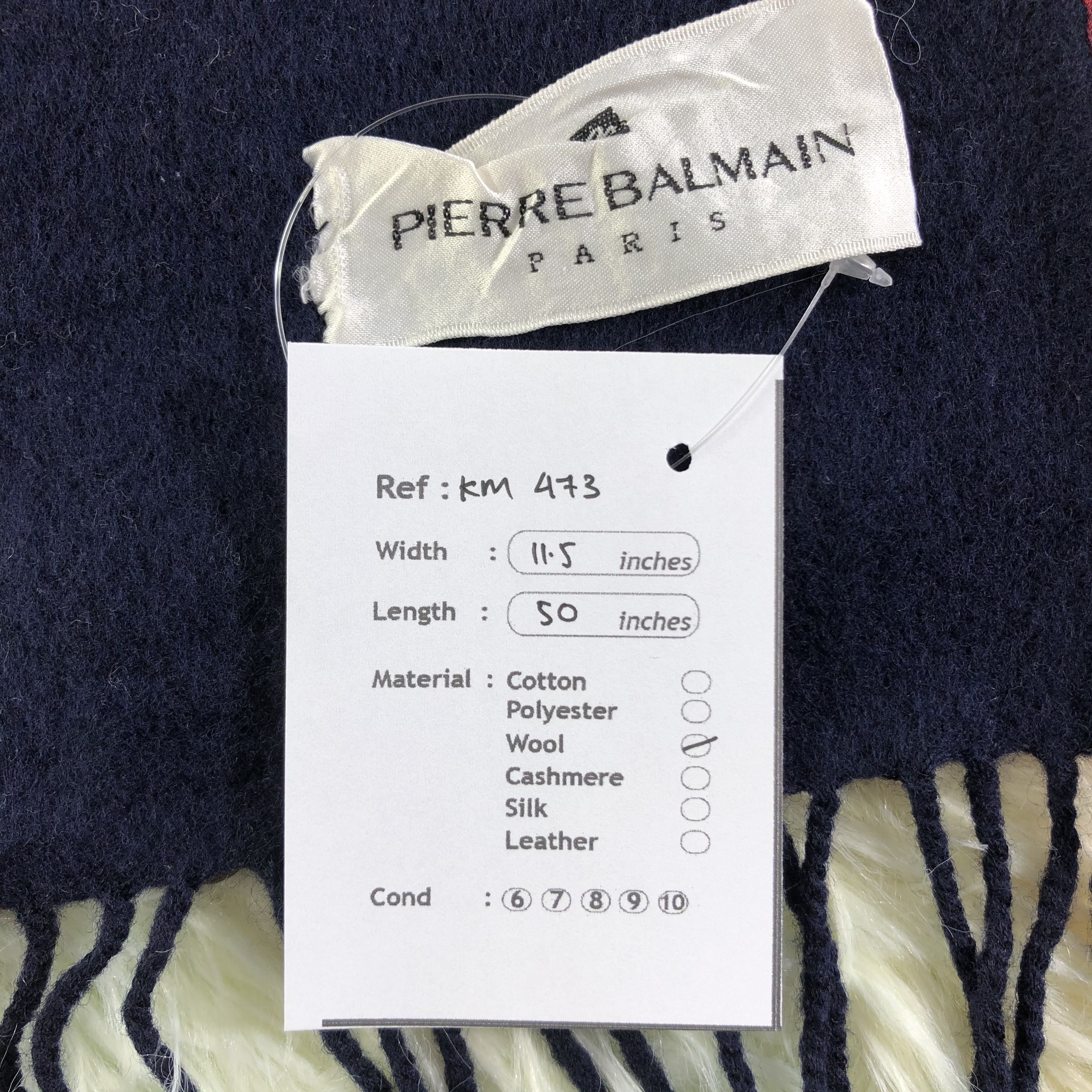 Vintage Pierre Balmain Scarf / Muffler / Neckwear - KM473 Size ONE SIZE - 6 Thumbnail