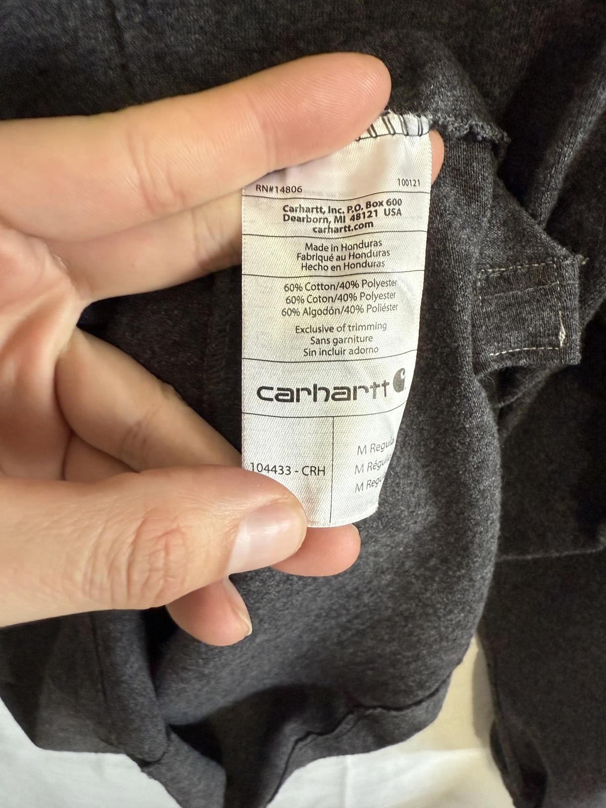 Carhartt Carhartt Rugged Long Sleeve Pocket T-Shirt sz M Original Fit Size US M / EU 48-50 / 2 - 5 Thumbnail