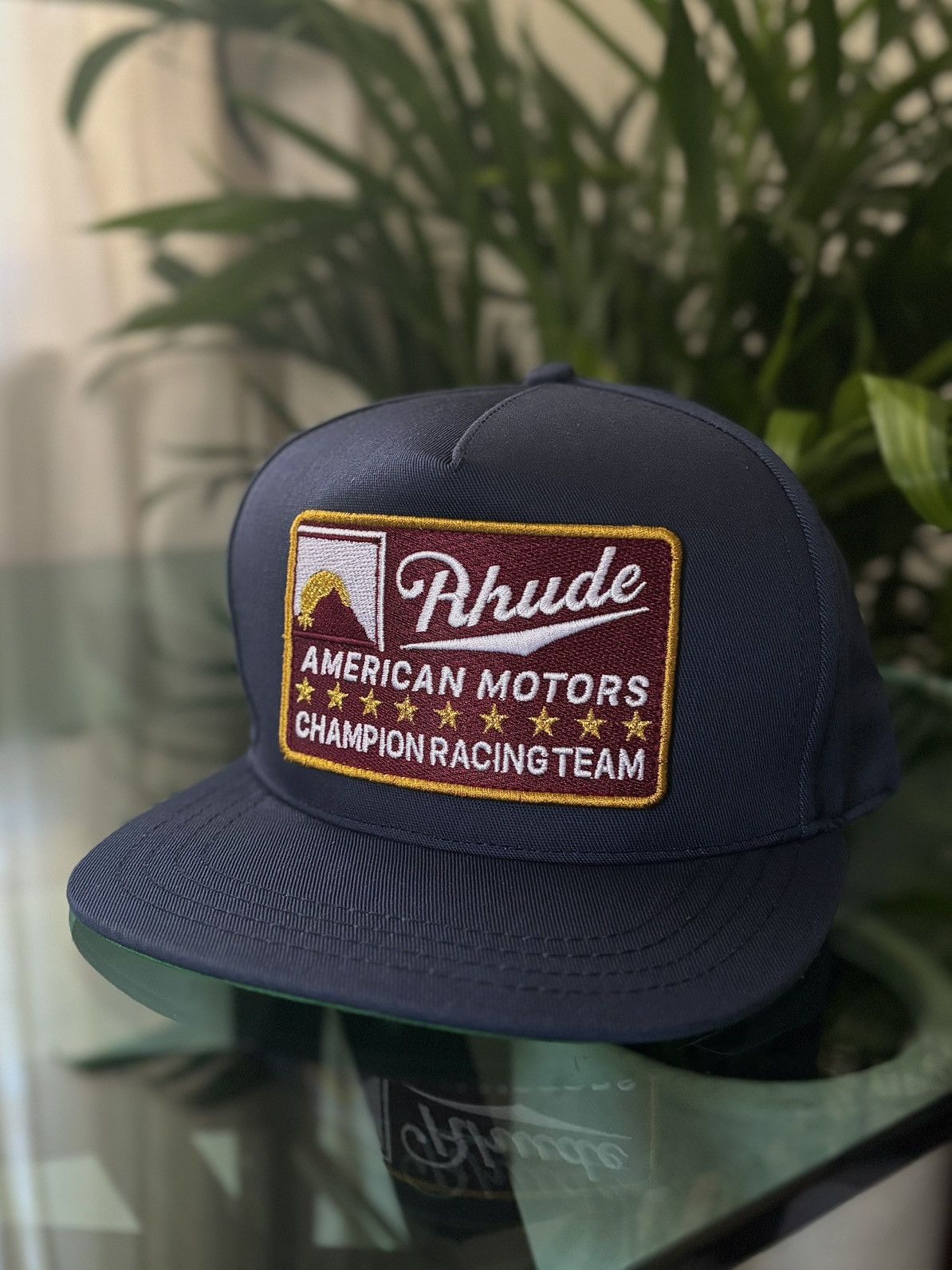 Rhude RHUDE “RACING AMERICAN MOTORS” HAT Size ONE SIZE - 2 Thumbnail