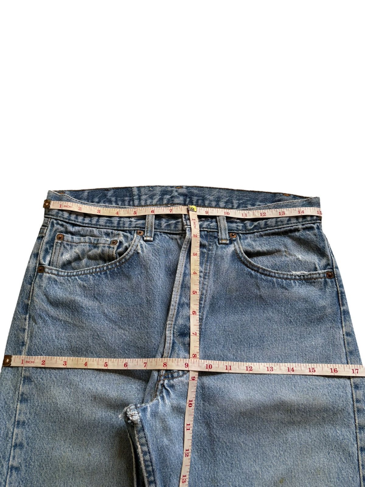 Levi's SALES🔥Vintage 90s Levis 501 Button Fly Mud Wash Jeans Size US 30 / EU 46 - 11 Thumbnail