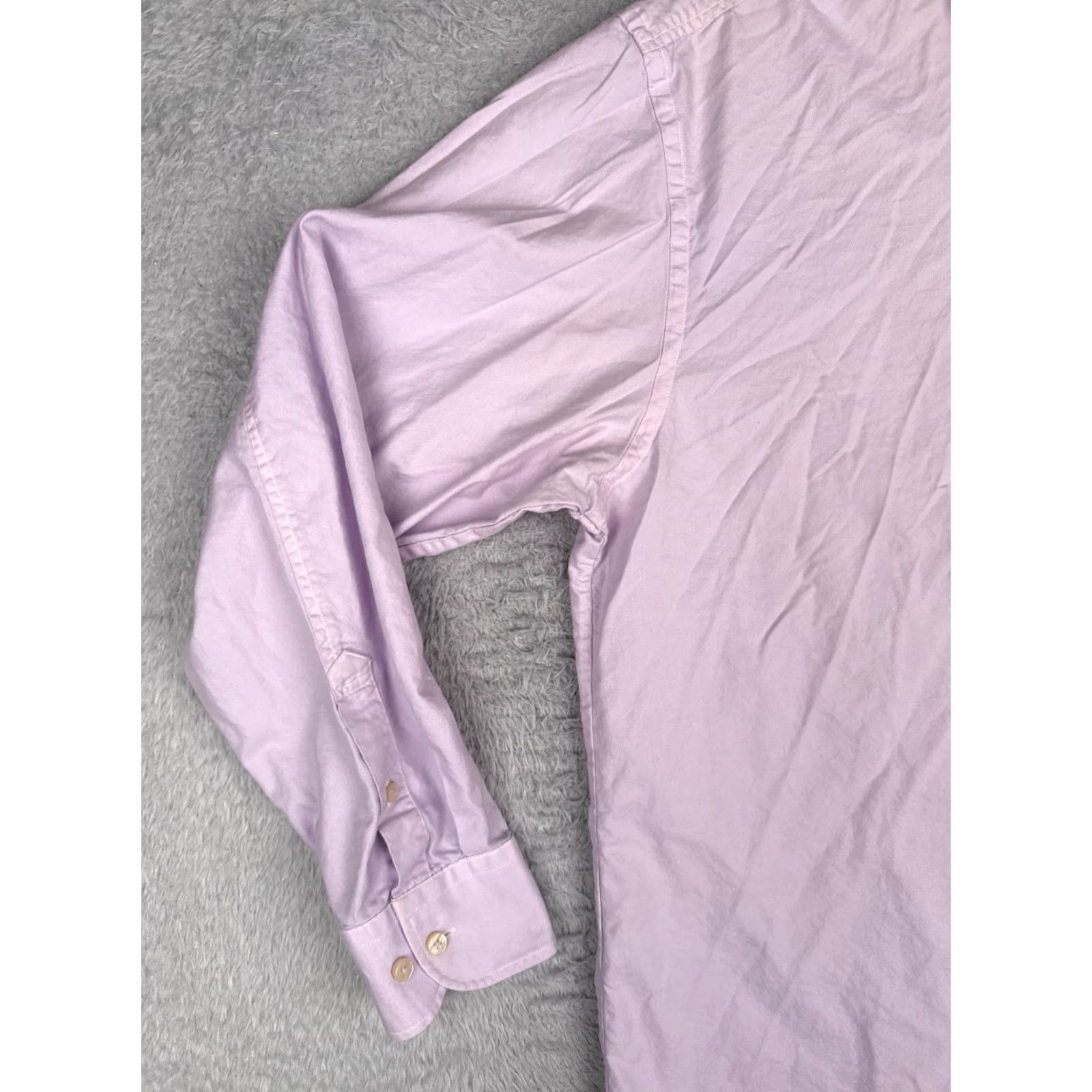 Tommy Bahama Tommy Bahama Shirt Men Large Purple Button Cotton Silk Blend Long Sleeve Casual Resort Hawaii Aloha 40 Chest Mens Size US L / EU 52-54 / 3 - 3 Thumbnail