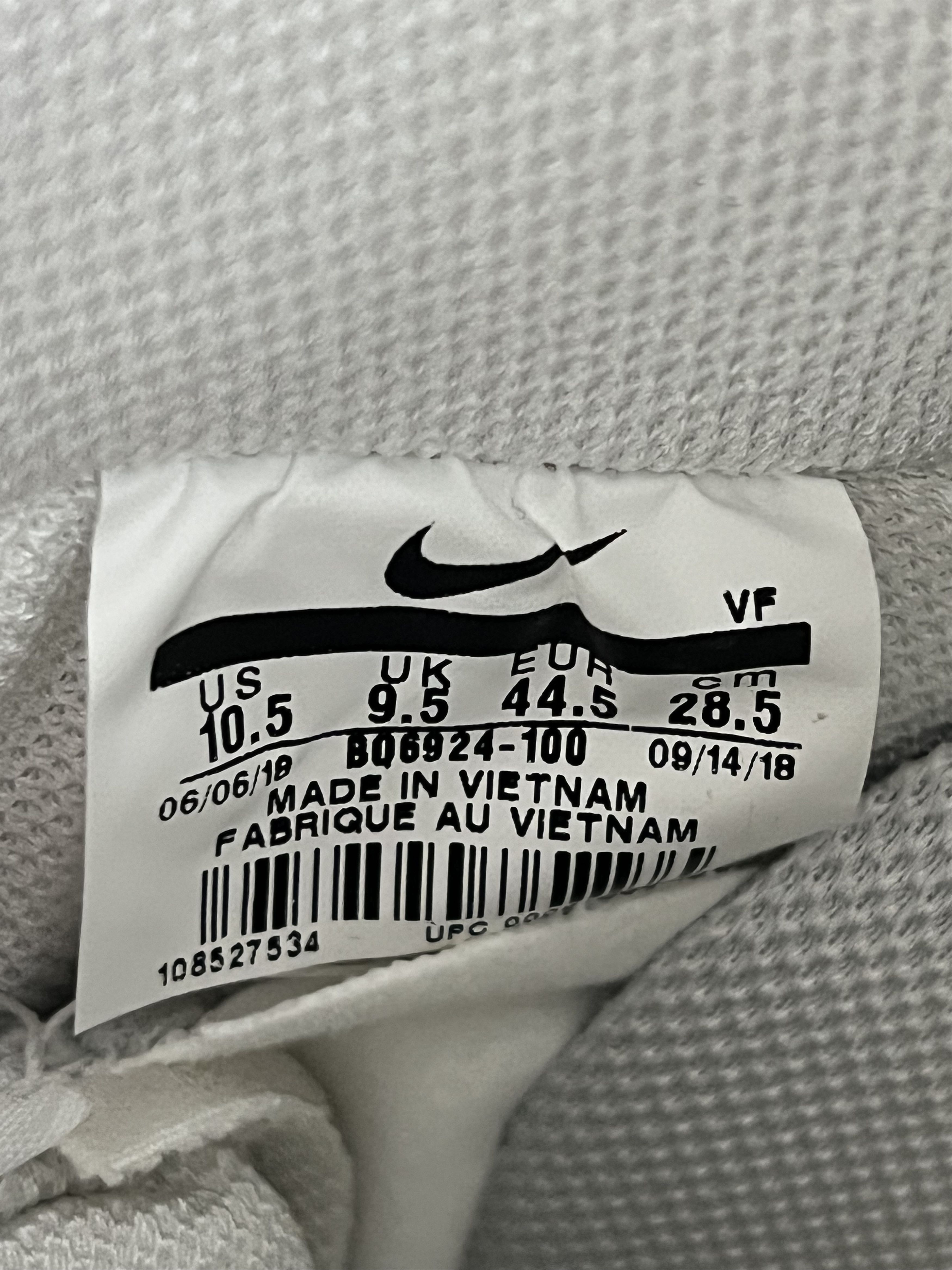 A-COLD-WALL* 💚 2018 A Cold Wall x Nike Air Force 1 '07 White US 10.5 NEW Size US 10.5 / EU 43-44 - 12 Thumbnail