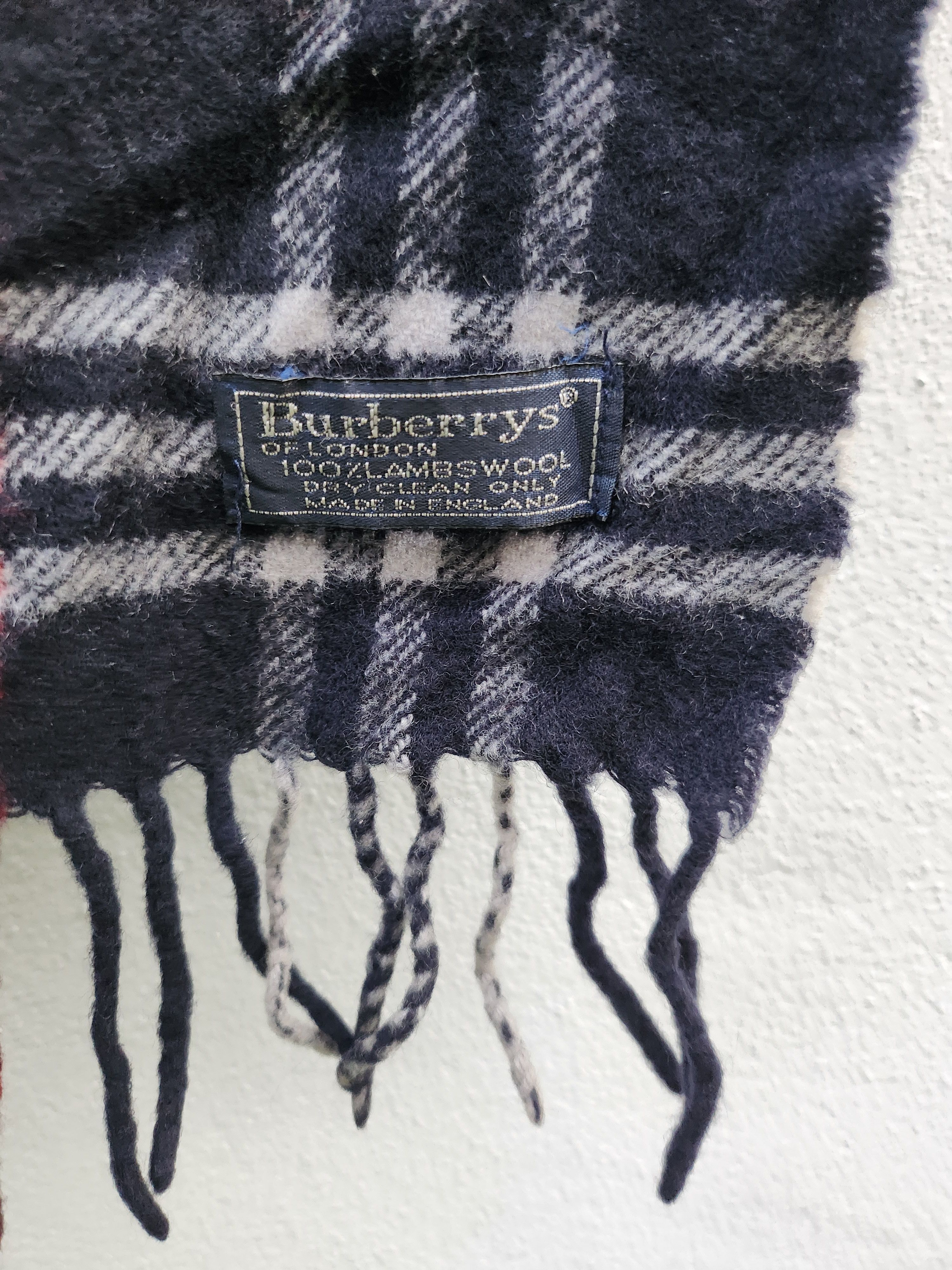 Burberry × Burberry Prorsum × Vintage 💥Vtg Burberry Nova Check Scarves Muffler Neck Wrap Size ONE SIZE - 4 Thumbnail