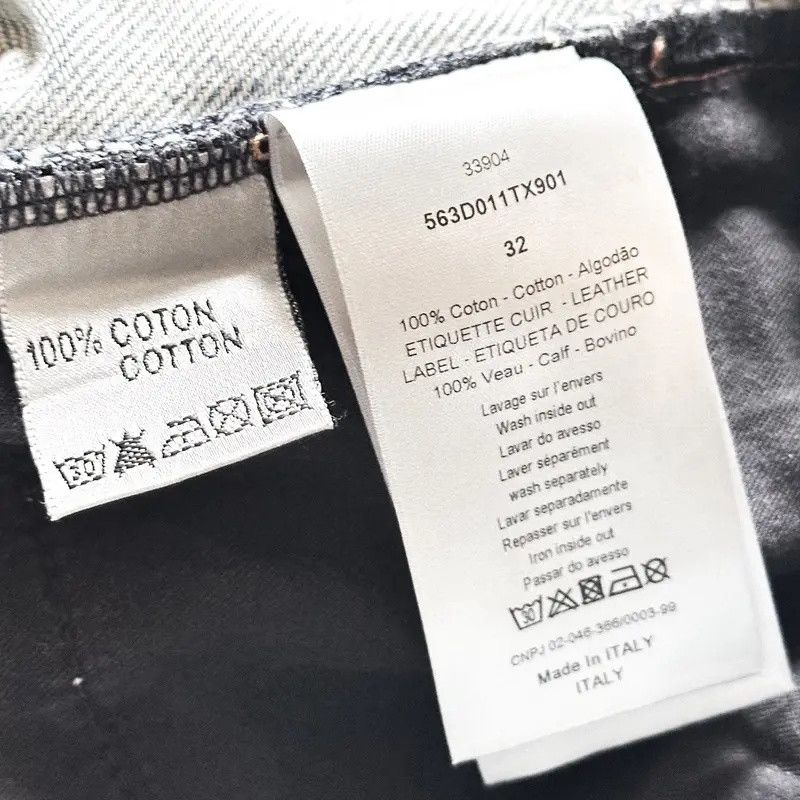 Dior Dior Homme RUNWAY SS15 Handwritten Script Denim Size US 32 / EU 48 - 7 Thumbnail