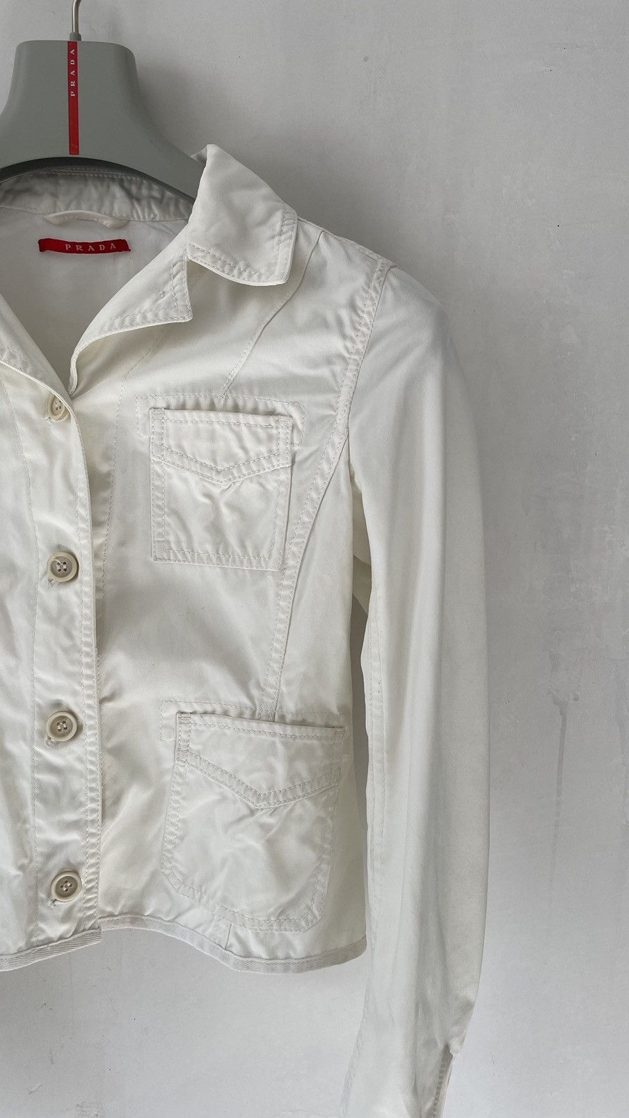 Prada prada slim fit nylon jacket Size S / US 4 / IT 40 - 2 Thumbnail