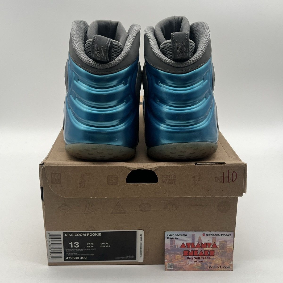 Nike Zoom rookie dynamic blue Size US 13 / EU 46 - 3 Thumbnail