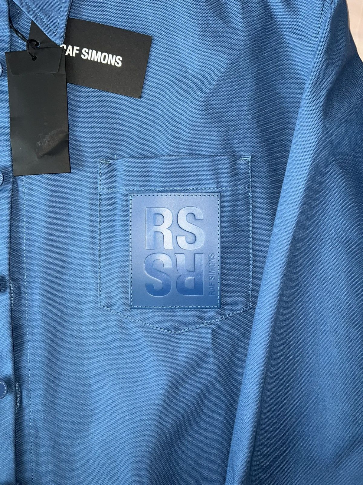 Raf Simons Raf Simons Leather Patch Overshirt Jacket Size US S / EU 44-46 / 1 - 2 Thumbnail