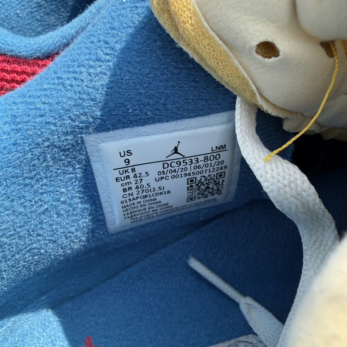 Jordan Brand × Union LA Nike x Union LA Air Jordan 4 ‘Guava Ice’ Size 9 Mens Size US 9 / EU 42 - 9 Thumbnail