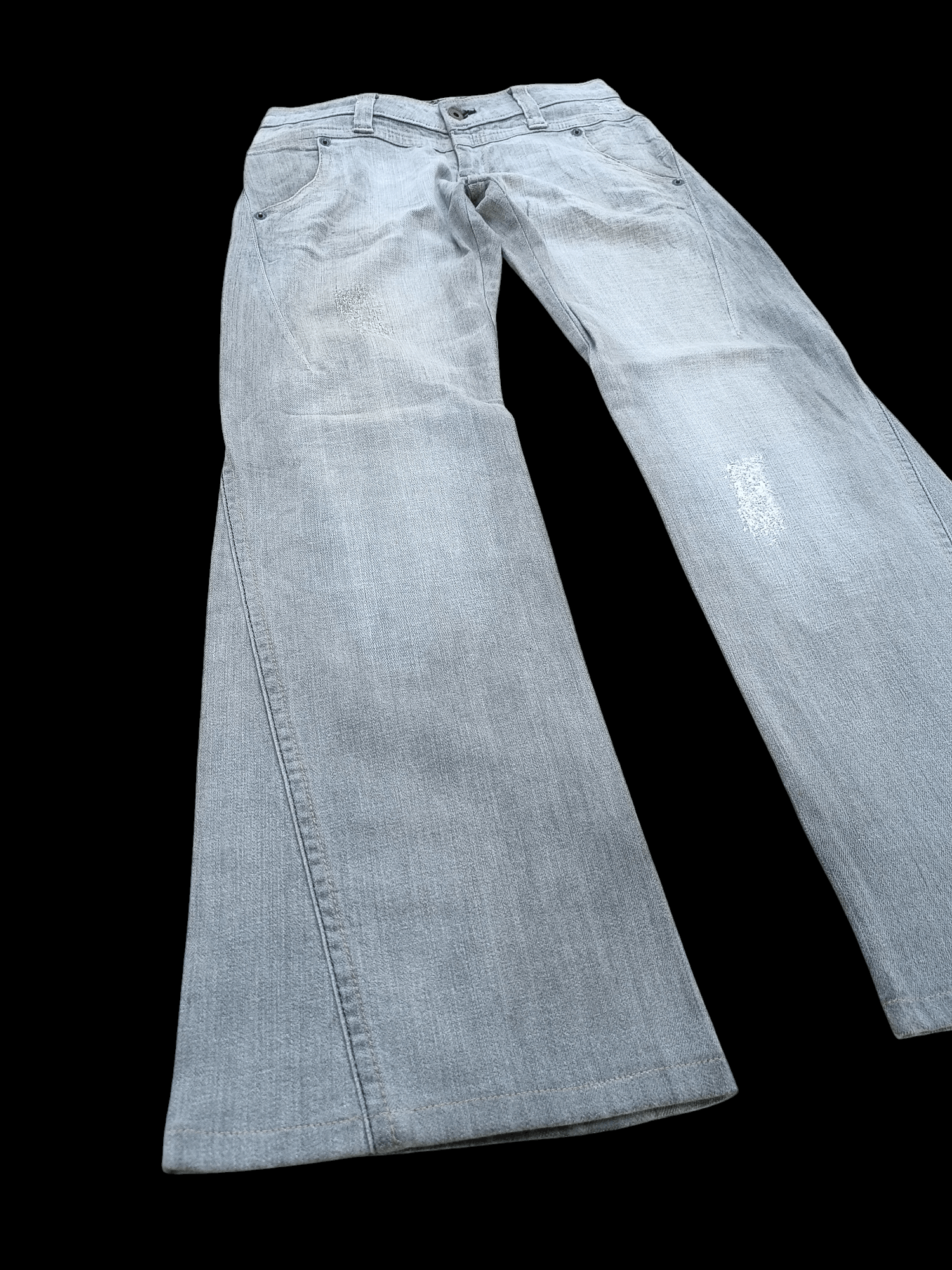If Six Was Nine × Japanese Brand × Tornado Mart Vintage Camel Road Distressed Flare Jeans Size US 30 / EU 46 - 2 Thumbnail