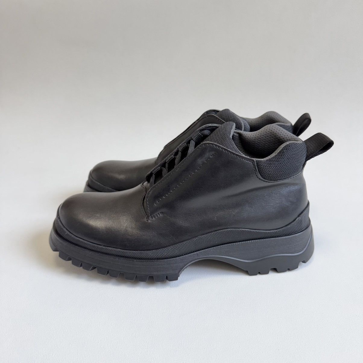 Prada OG Black Leather ‘Brixxen’ Chukka Boots Size US 8.5 / EU 41-42 - 2 Thumbnail