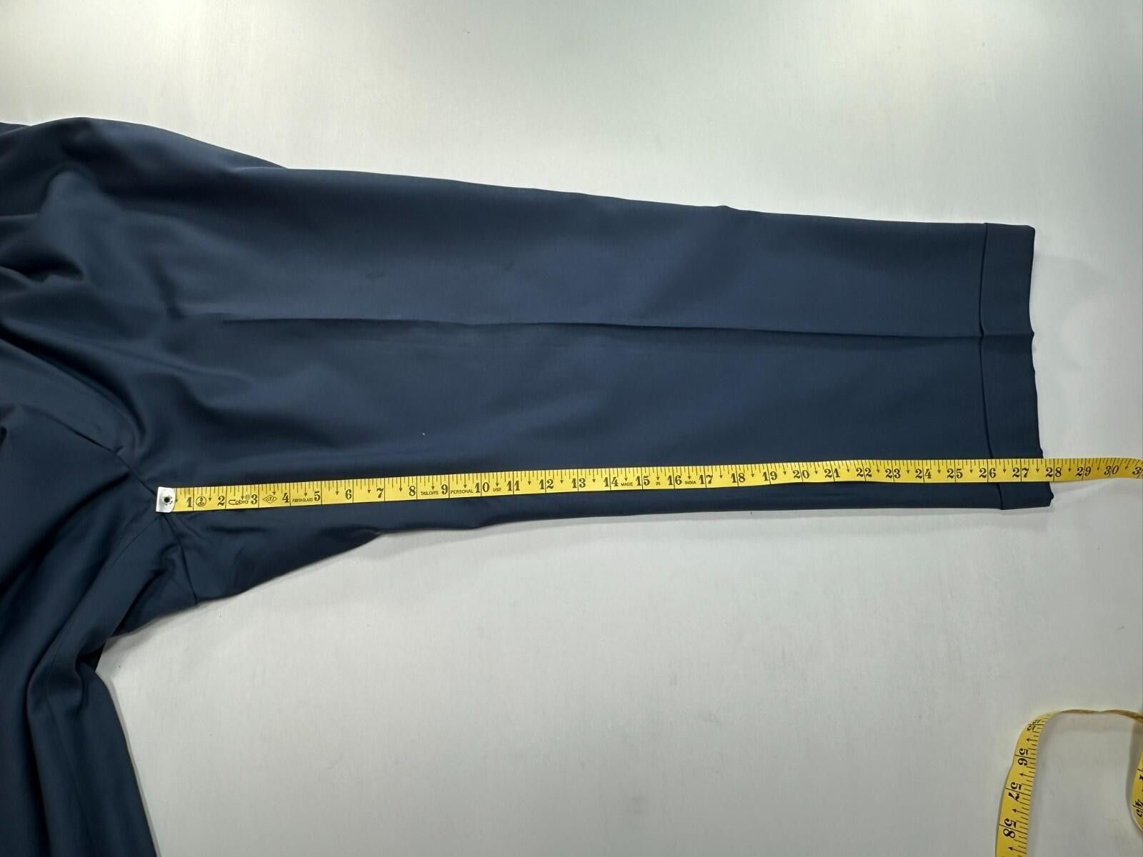 Tom James Tom James Royal Classic Straight Dress Pants Blue Mens 40/28 Size US 40 / EU 56 - 5 Thumbnail
