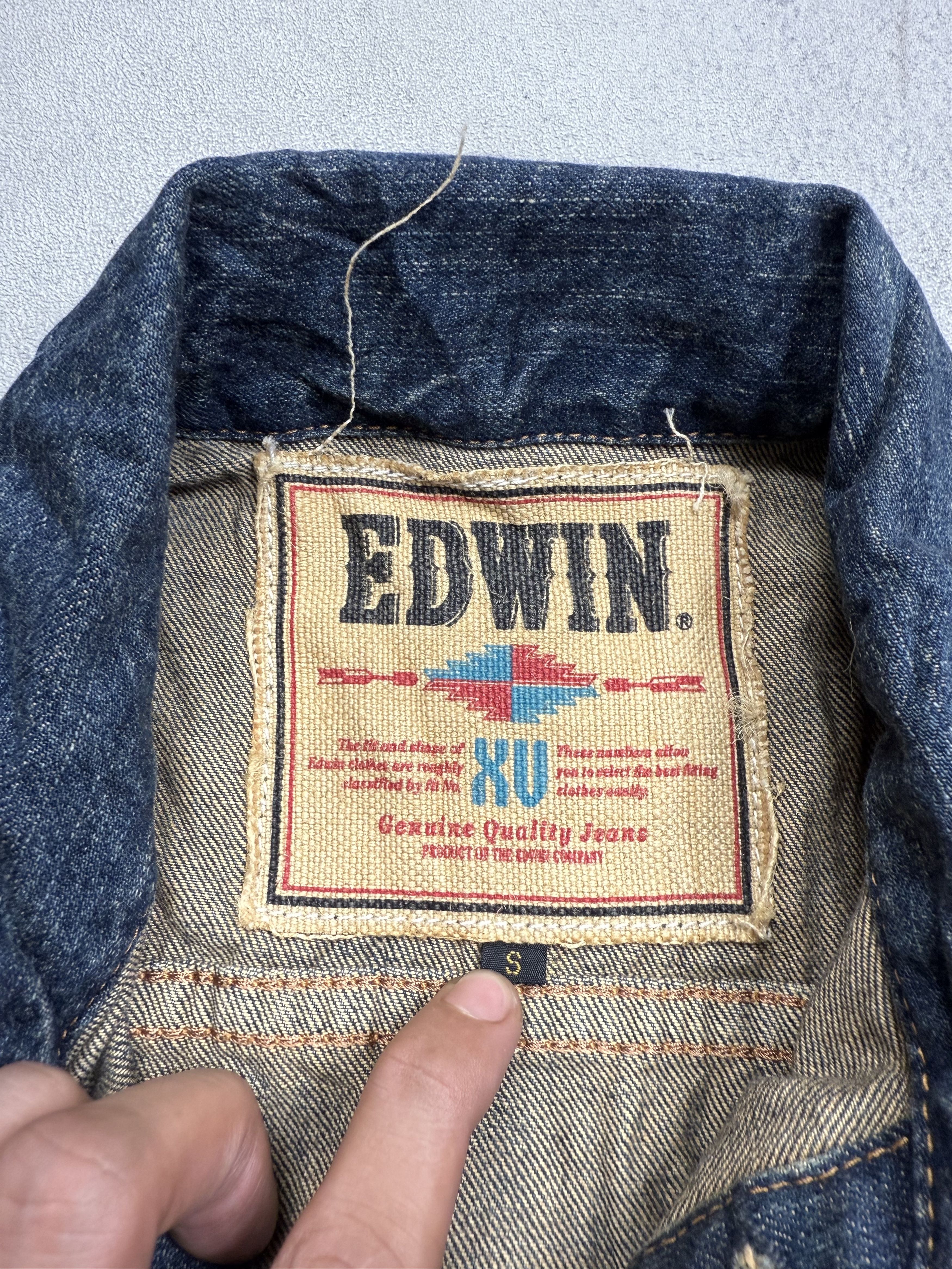Edwin Edwin XV Trucker Denim Jacket Size US S / EU 44-46 / 1 - 6 Thumbnail