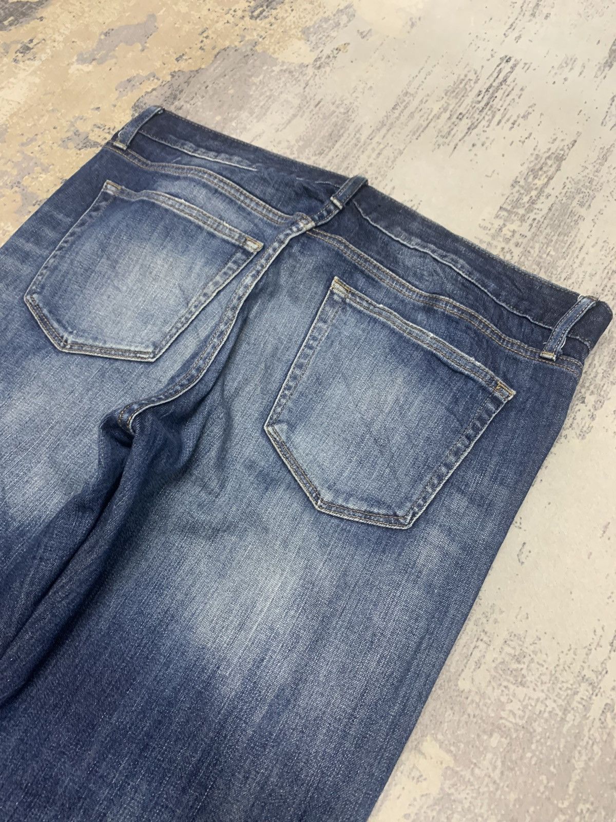Japanese Brand Vintage Uniqlo Distressed Denim 36x29 Size US 36 / EU 52 - 13 Thumbnail