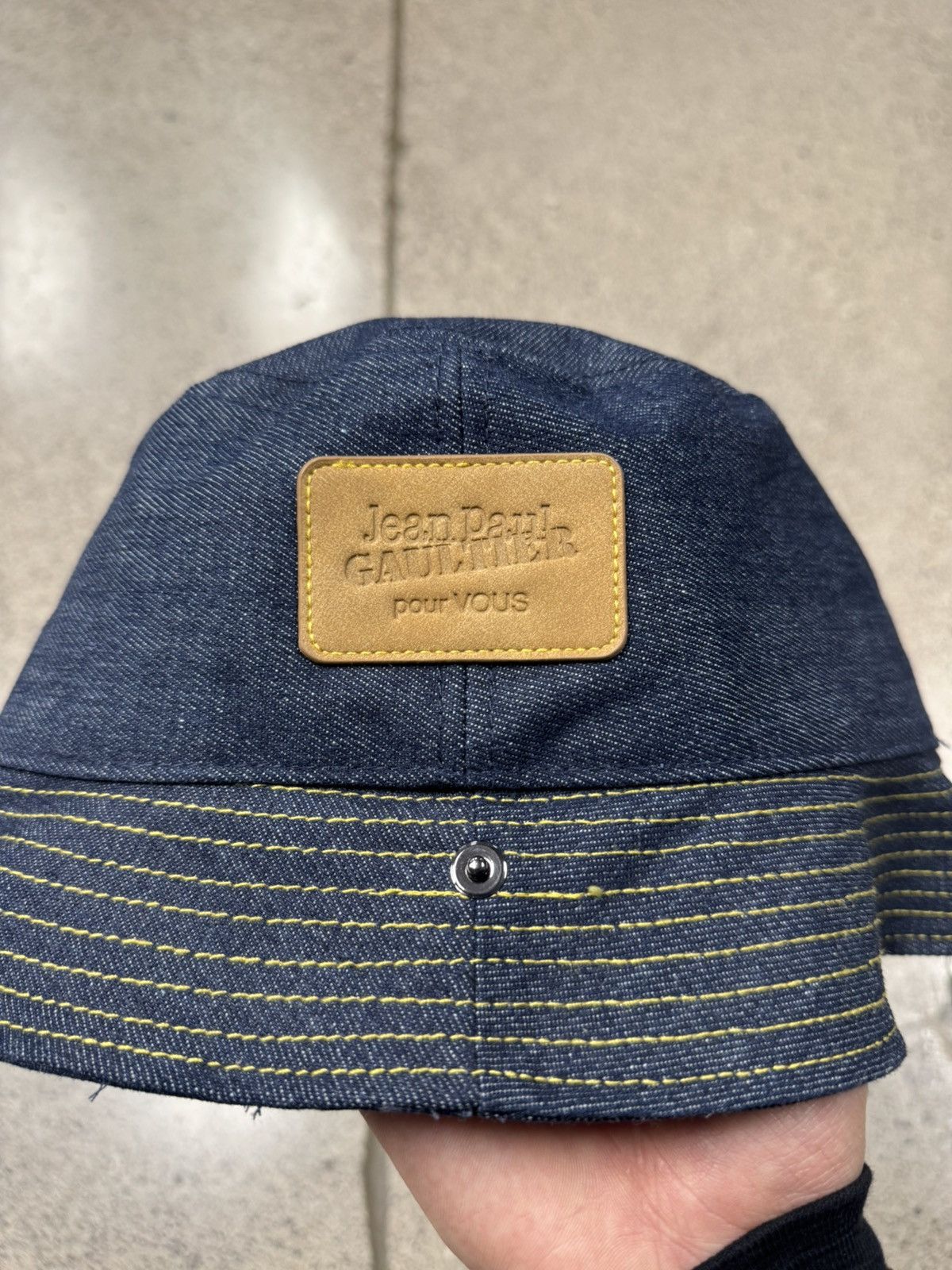 Jean Paul Gaultier Jean Paul Gaultier Denim Bucket Hat Size ONE SIZE - 2 Thumbnail