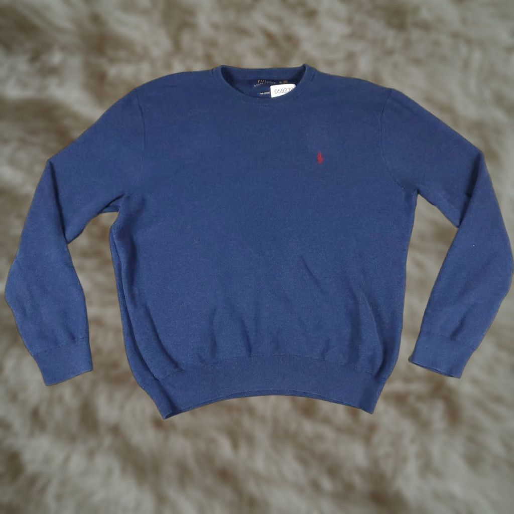 Ralph Lauren Ralph Lauren Sweater Mens XL Blue Knit Pullover Casual Long Sleeve Crew Neck Size US XL / EU 56 / 4 - 1 Thumbnail