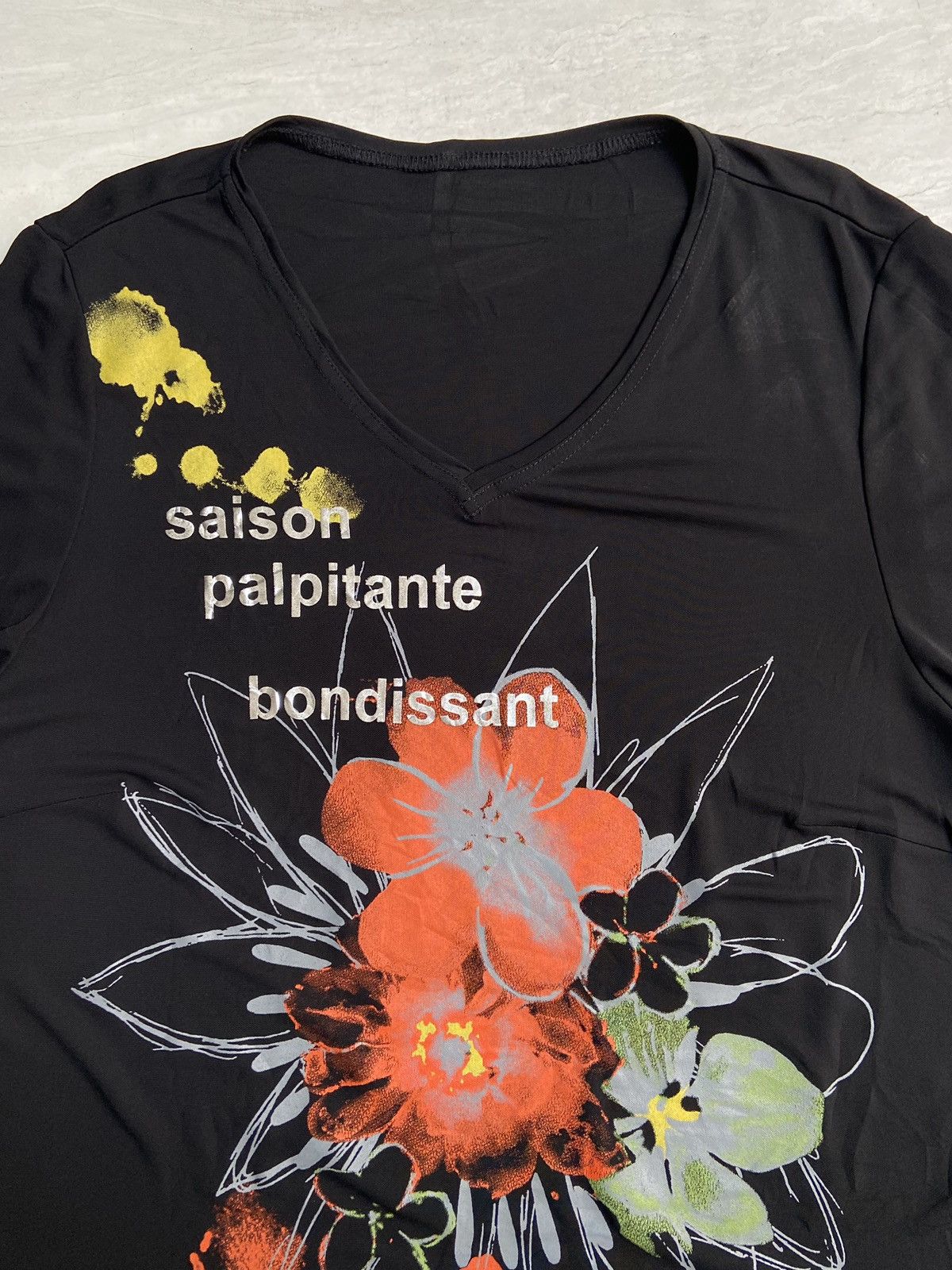 Designer × Japanese Brand × Yohji Yamamoto TROIS ONZE CINQ T-shirt Size US M / EU 48-50 / 2 - 8 Thumbnail