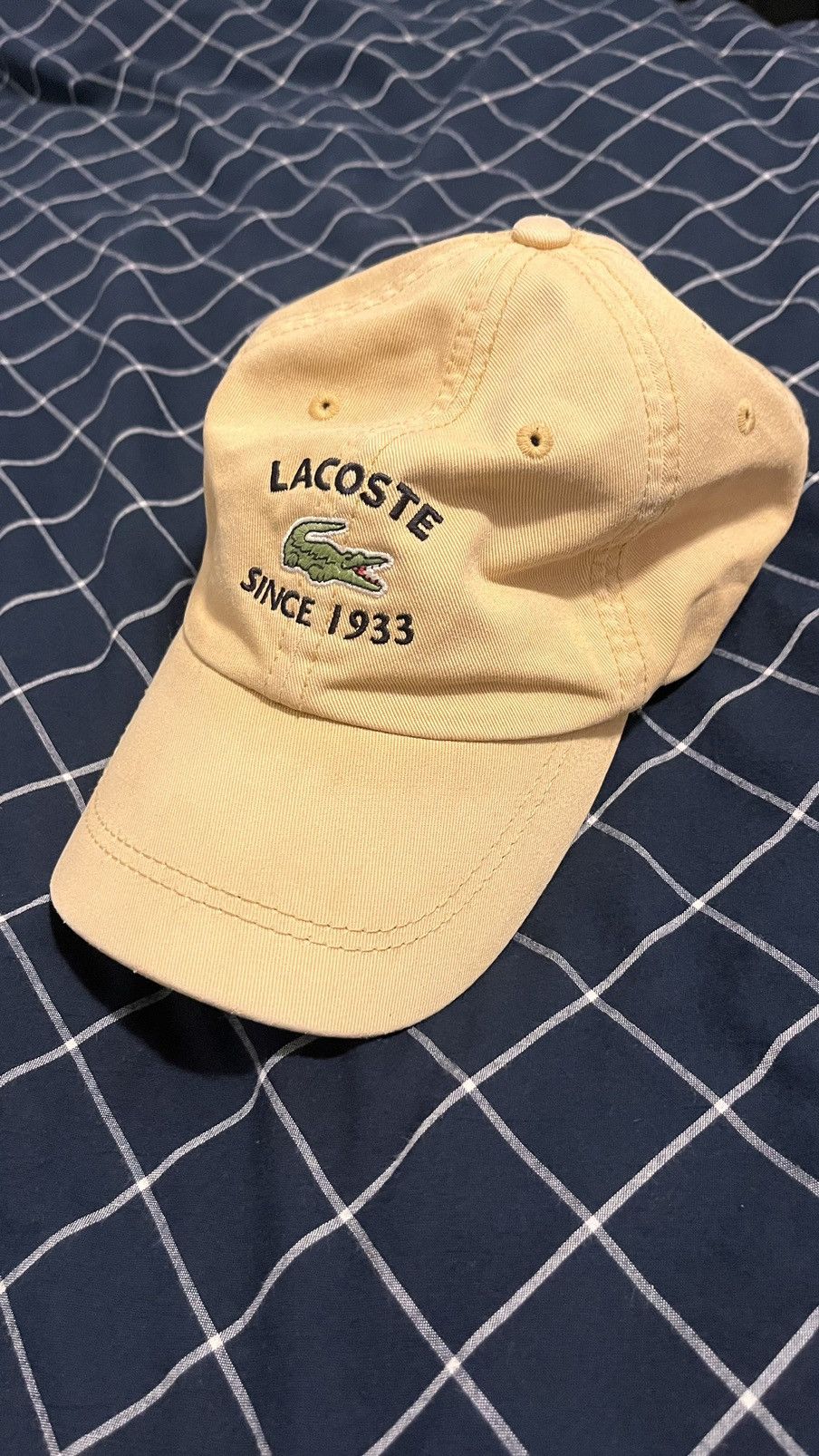 Lacoste OS Yellow Hat Accessories