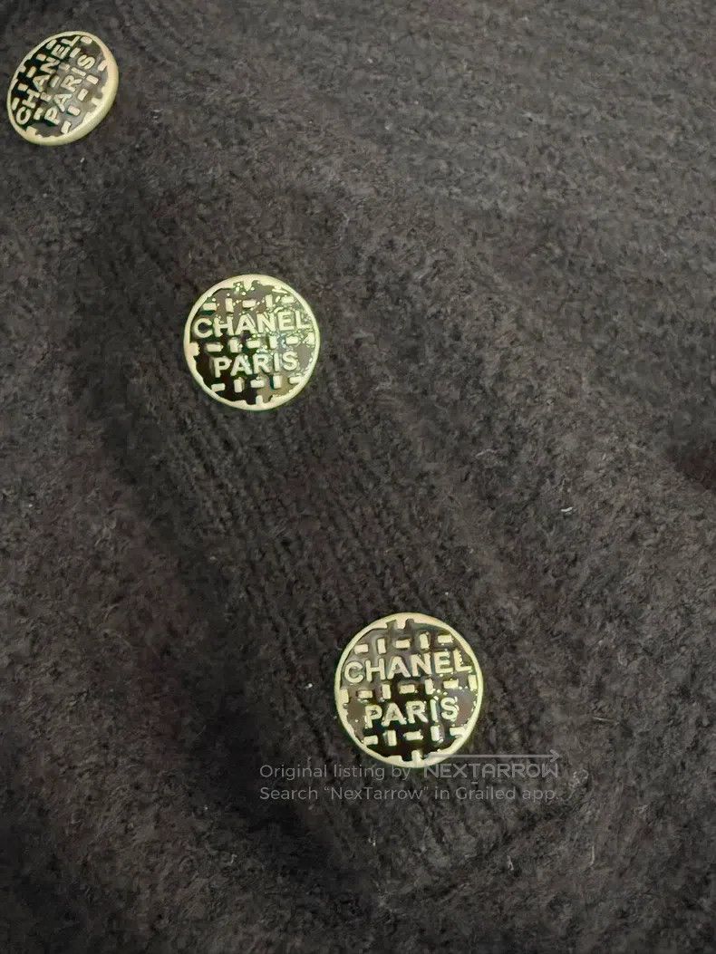 Chanel Chanel Black cashmere blended sweater Size XS / US 0-2 / IT 36-38 - 5 Thumbnail