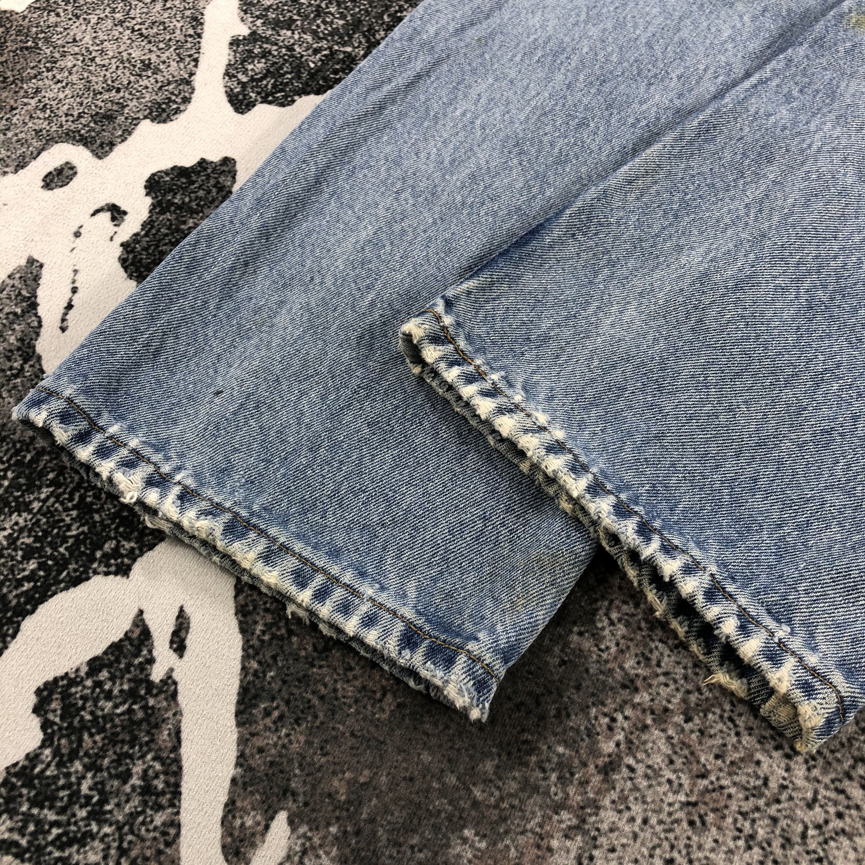 Levi's Vintage 90s Levis 505 Jeans Medium Wash Denim KJ983 Size US 32 / EU 48 - 6 Thumbnail