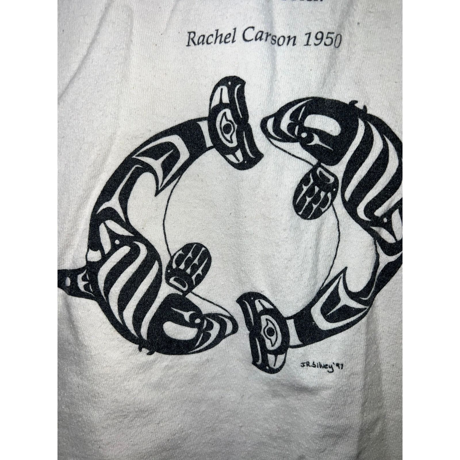 Vintage Vintage Whale Shirt Society Conservation Biology Graphic XL Size US XL / EU 56 / 4 - 8 Thumbnail