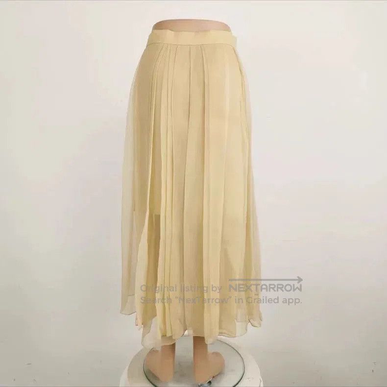 Brunello Cucinelli Brunello Cucinelli Yellow Tulle Skirt. Size US 38 / EU 54 - 3 Thumbnail