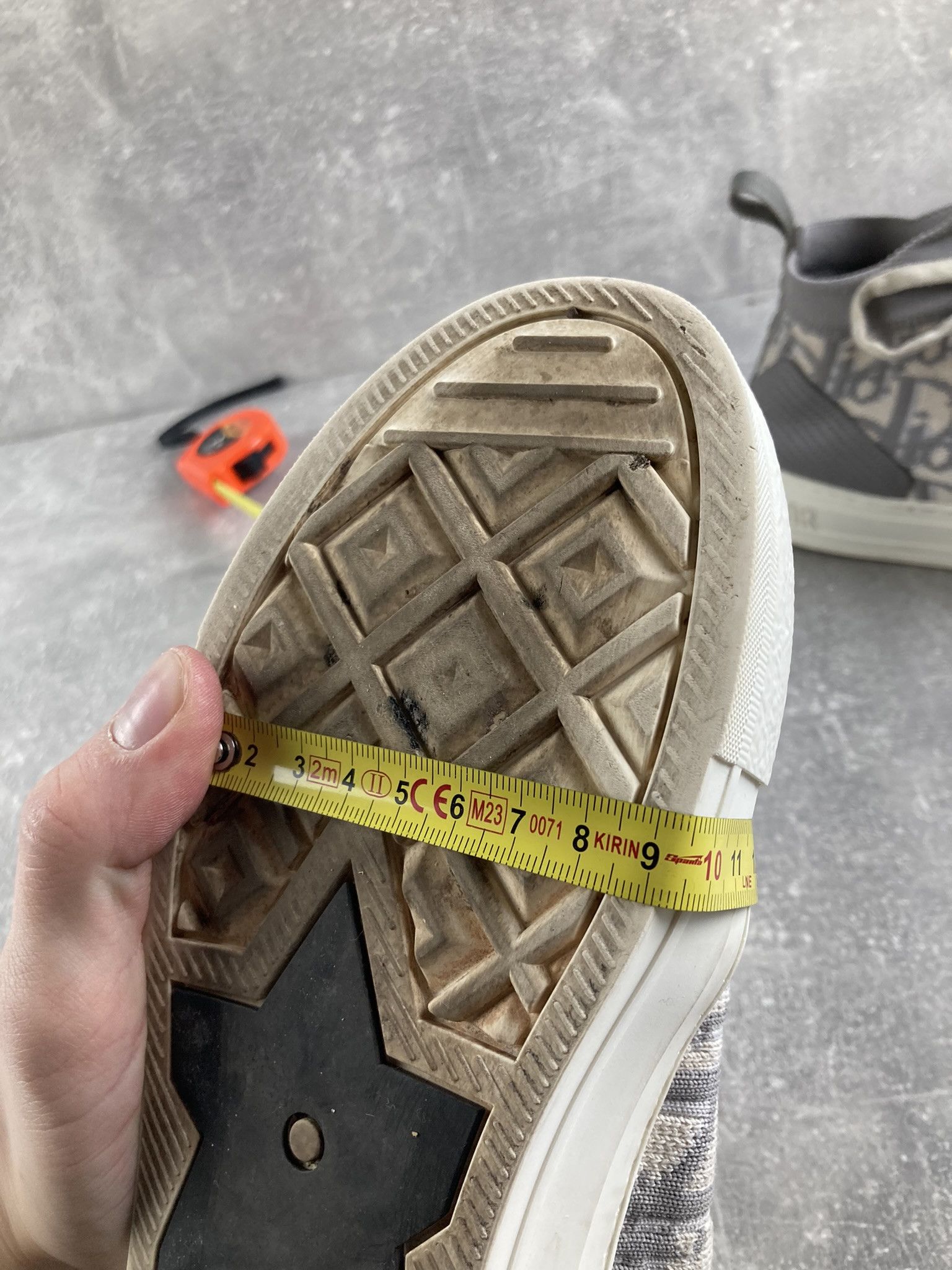 Dior Dior monogram logo Oblique Technical Mesh high sneakers Size US 7.5 / IT 37.5 - 14 Thumbnail