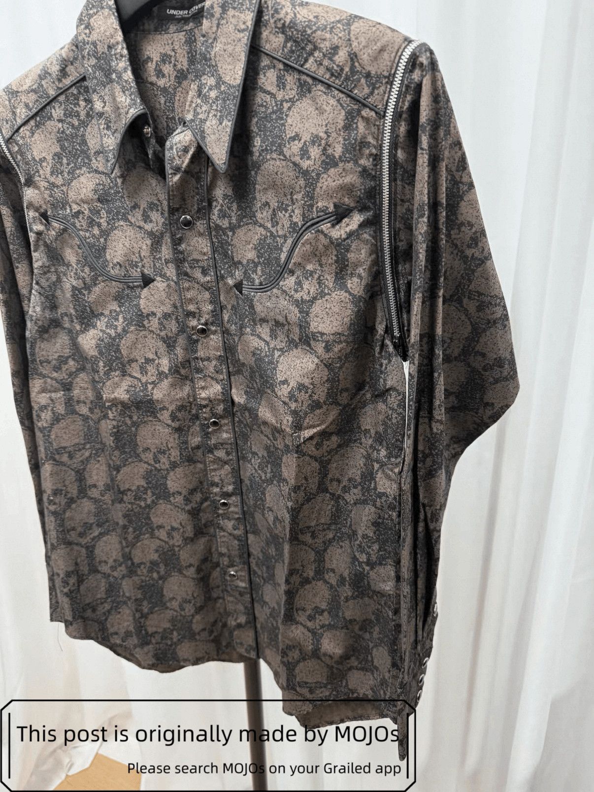 Undercover Undercover Skull & Zipper Shirt Jacket mojos33 Size US M / EU 48-50 / 2 - 2 Thumbnail
