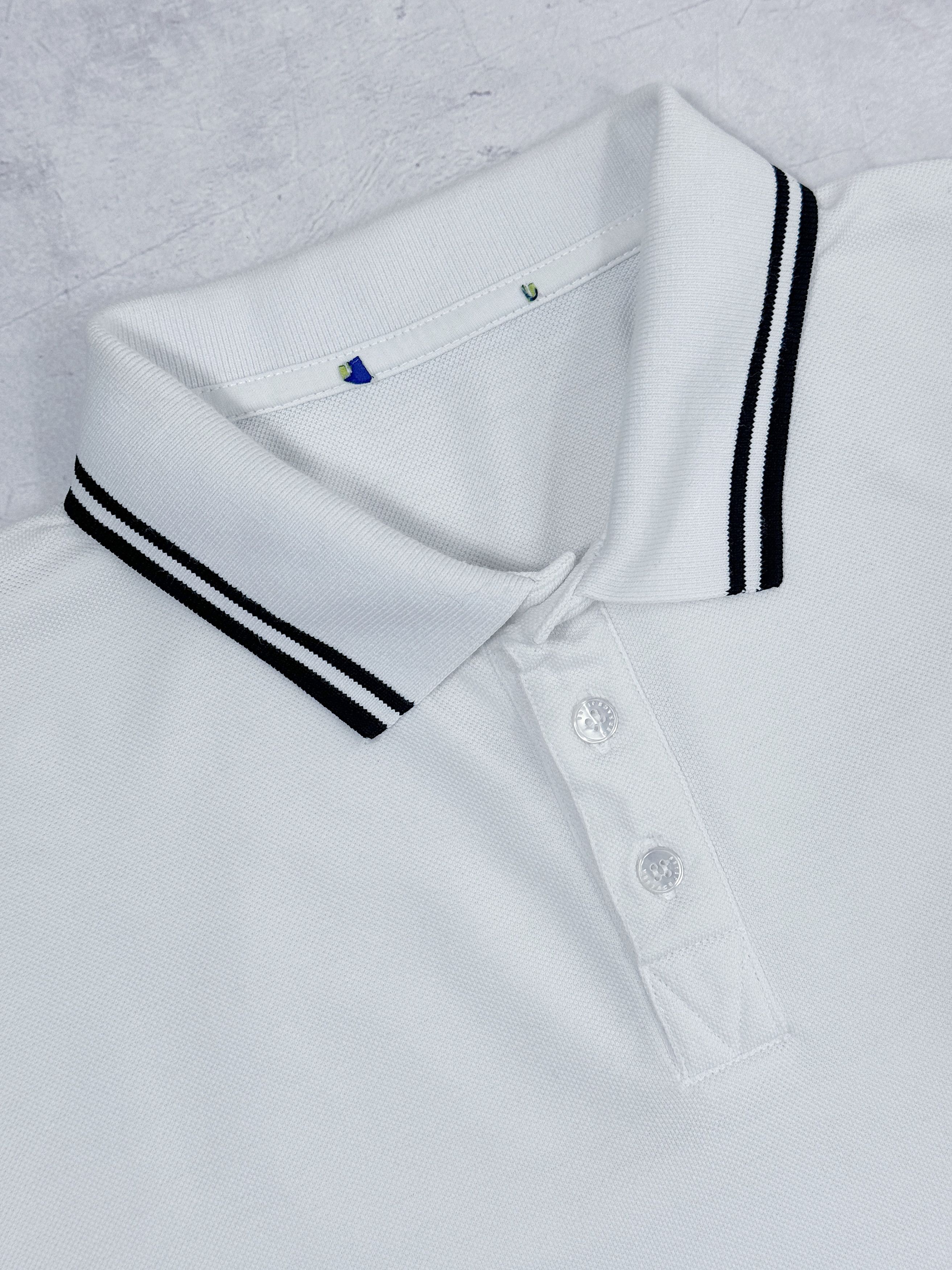 Versace Versace Jeans Polo T-Shirt White Color & Chest Leather Logo Size US S / EU 44-46 / 1 - 5 Thumbnail