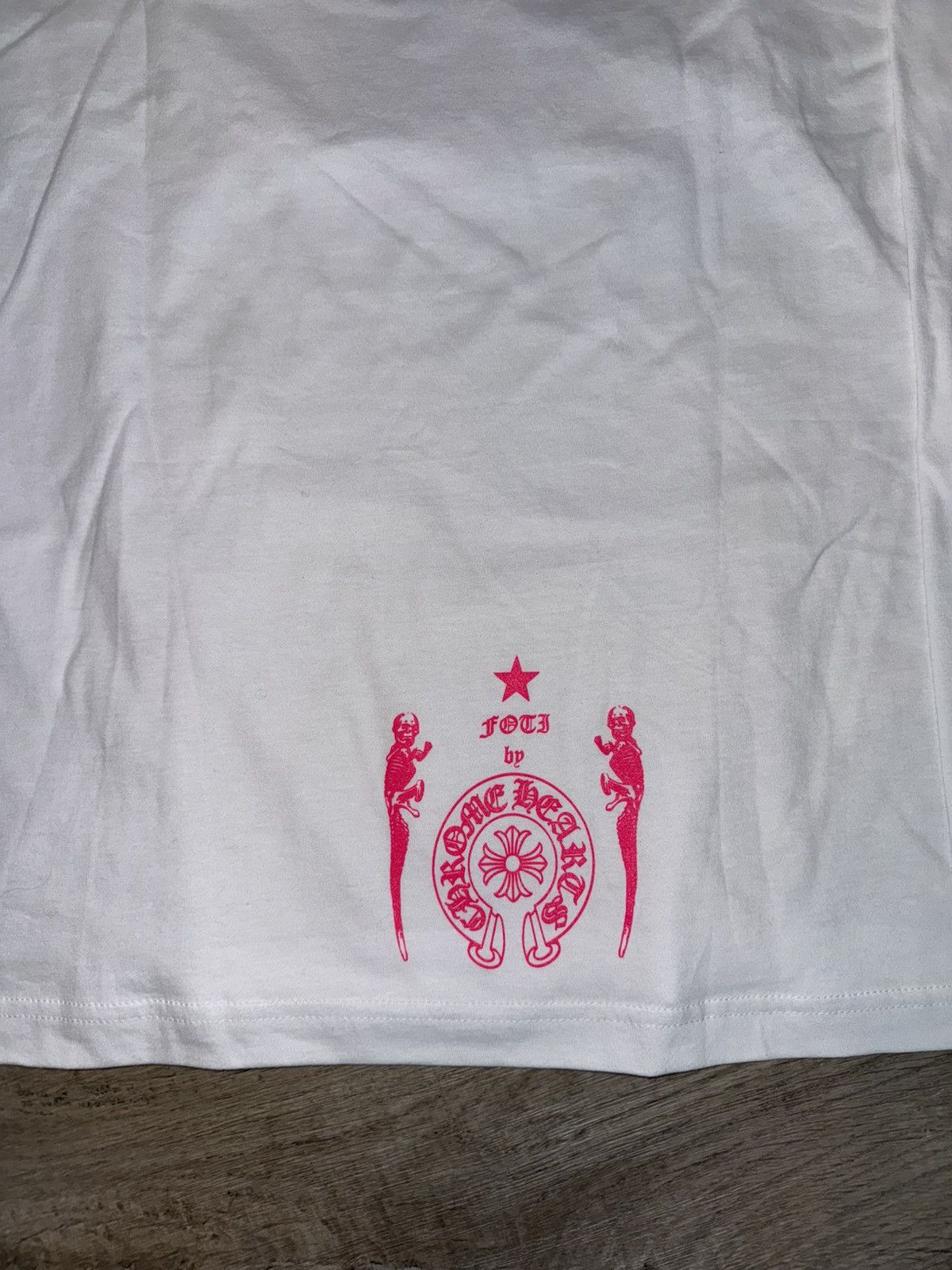 Chrome Hearts CHROME HEARTS WHITE AND PINK FOTI LONG SLEEVE Size US XXL / EU 58 / 5 - 3 Thumbnail