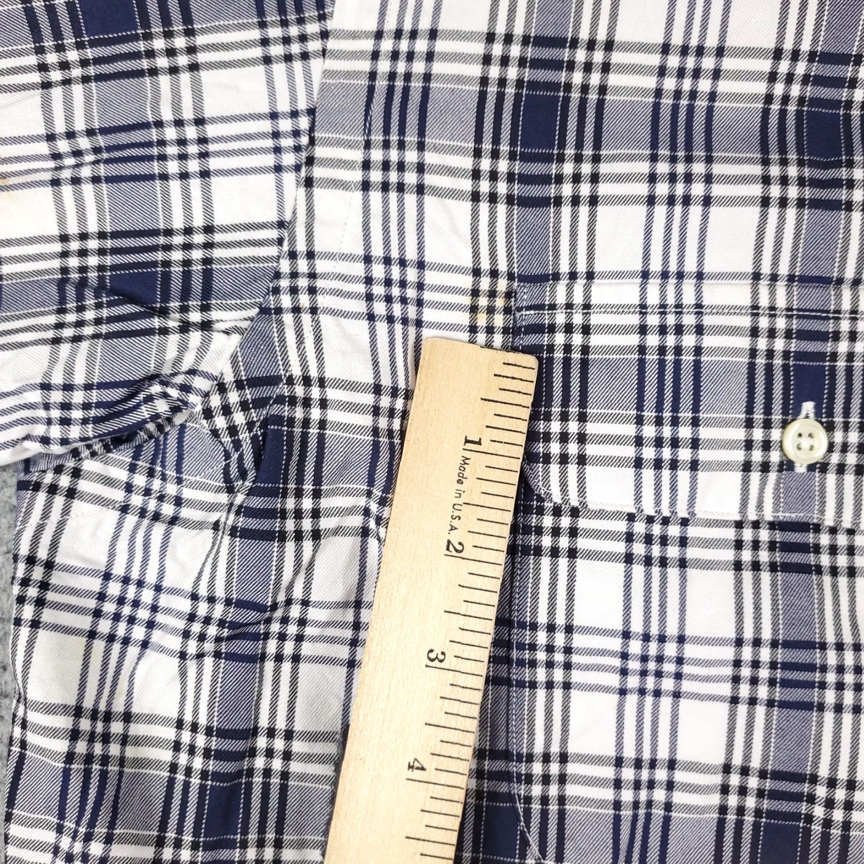 Ralph Lauren Ralph Lauren Shirt Mens Large Blue Plaid Button-Up Long Sleeve Casual Formal Workwear Executive Shirt Mens L Blue Plaid Shirt Size US L / EU 52-54 / 3 - 4 Thumbnail